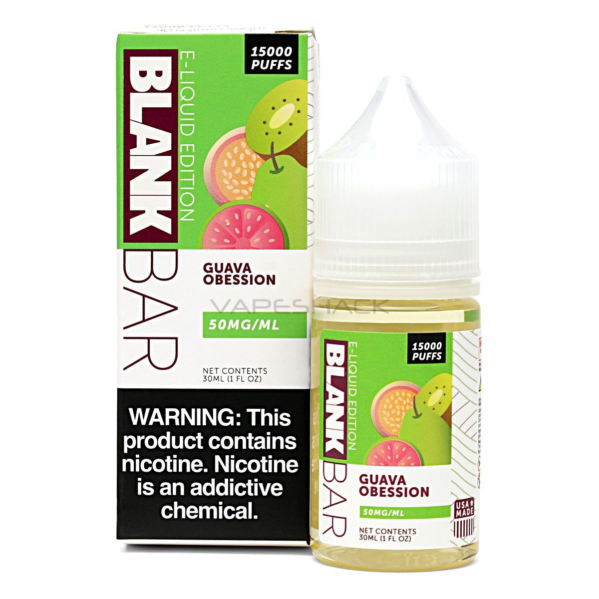 Guava Obsession - Blank Bar Salts - 30ML - $12.99 - Vape Shack Guava Obsession - Blank Bar Salts - 30ML - $12.99 - Vape Shack