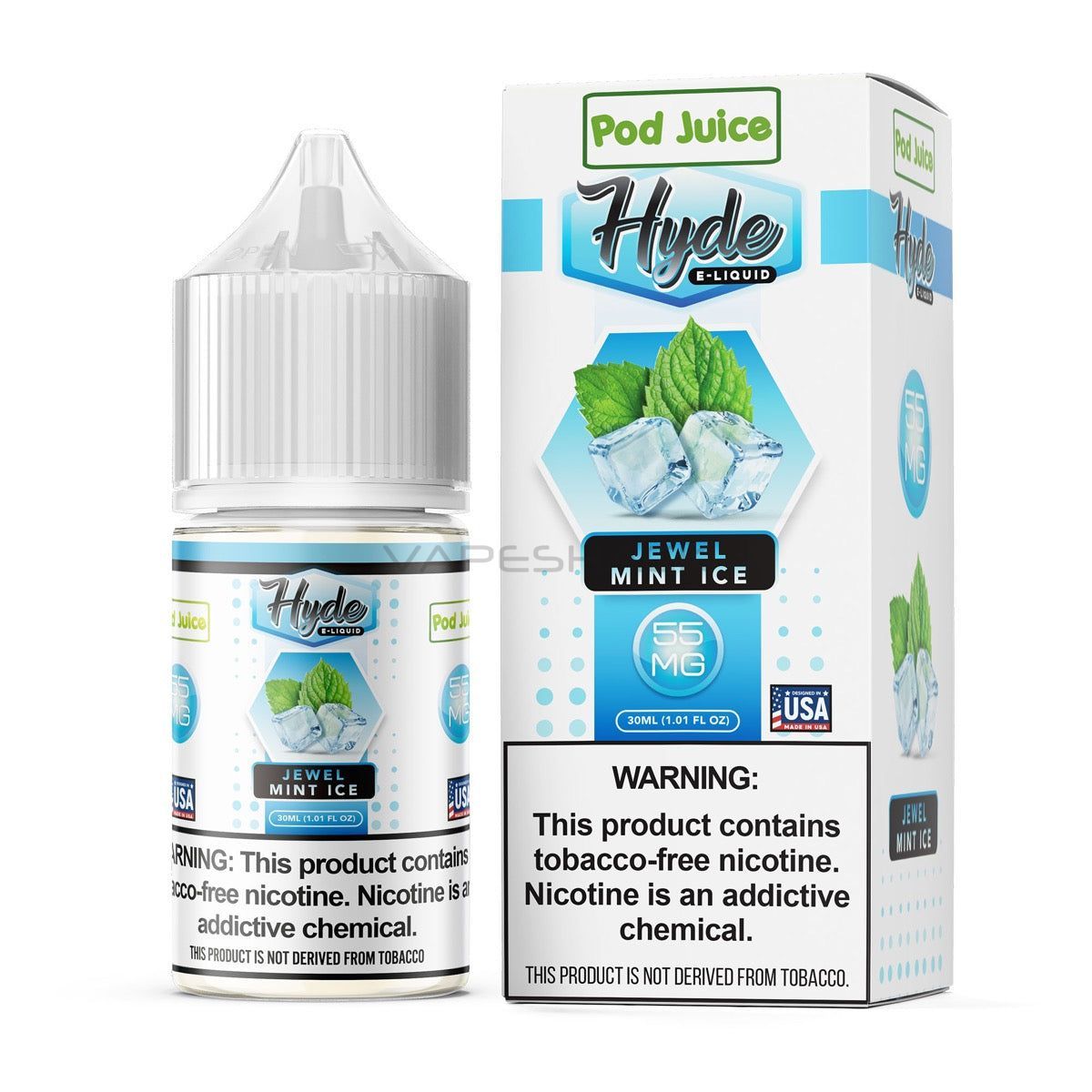 Jewel Mint Ice - Hyde X Pod Juice - 30ML - $12.99 - Vape Shack Jewel Mint Ice - Hyde X Pod Juice - 30ML - $12.99 - Vape Shack