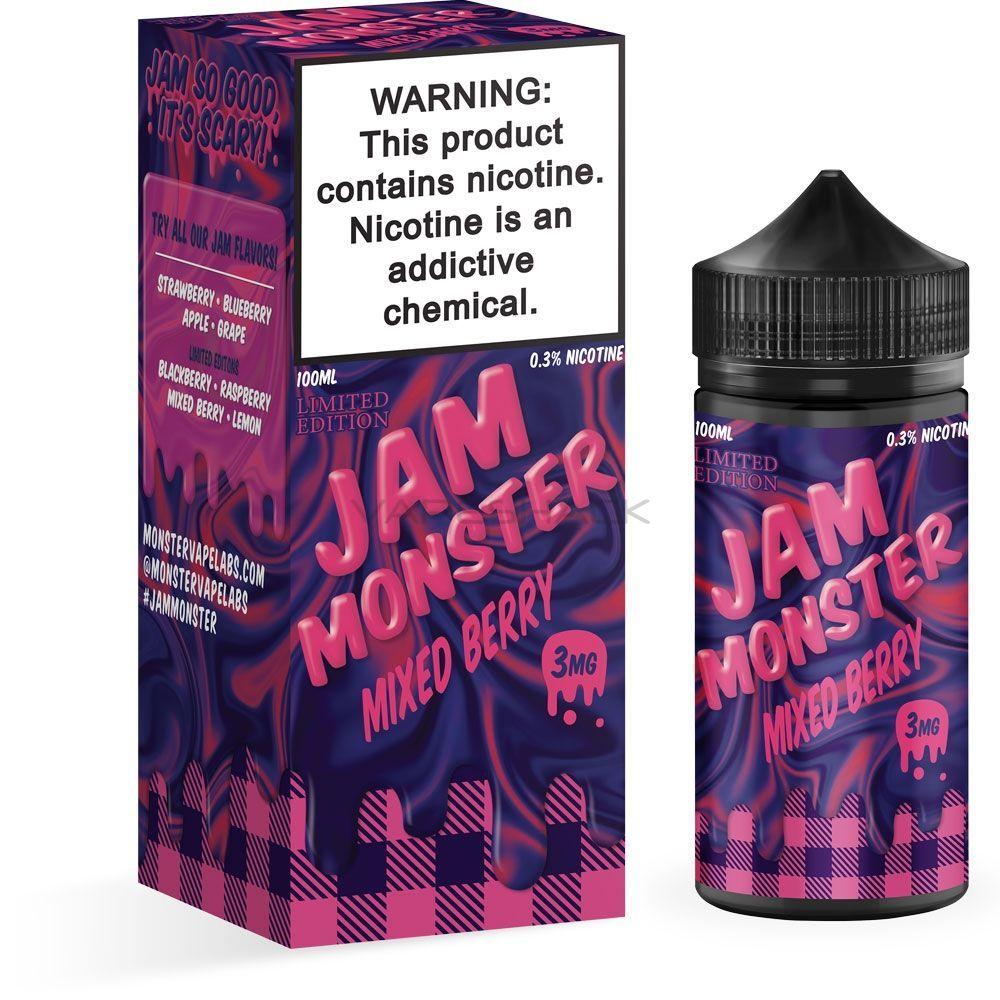 Jam Monster Liquids - Mixed Berries - 100ML - $16.99 - Vape Shack Jam Monster Liquids - Mixed Berries - 100ML - $16.99 - Vape Shack