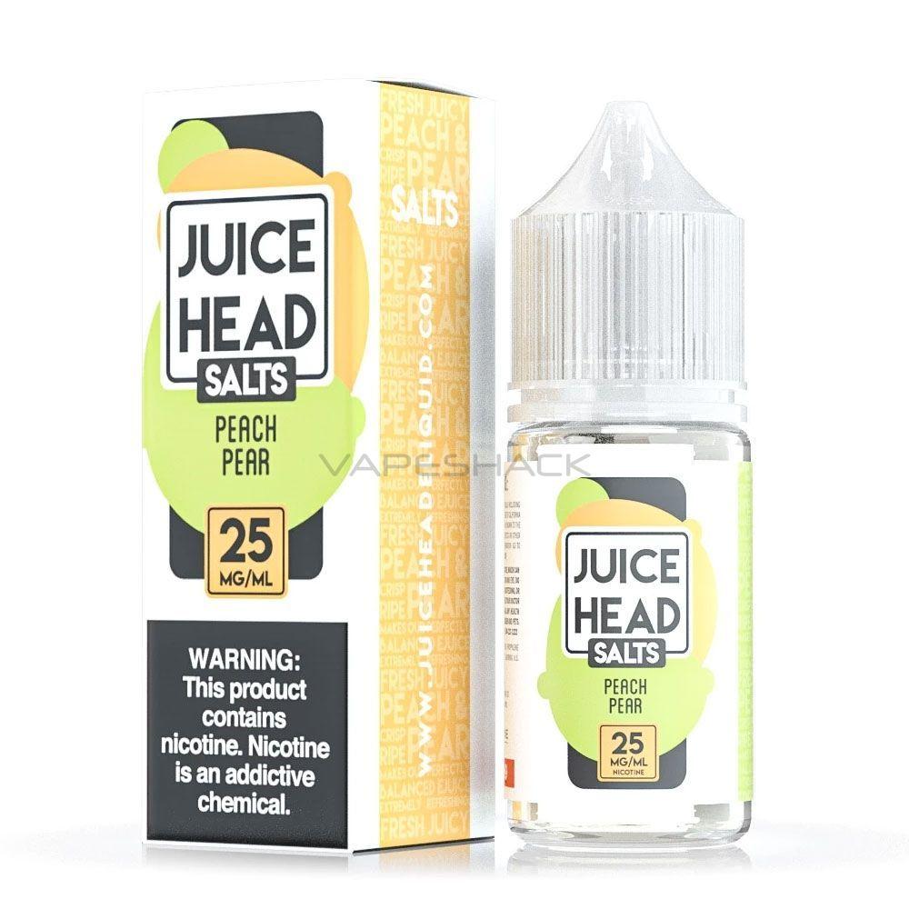 Juice Head Salts - Peach Pear - 30ML - $14.95 - Vape Shack Juice Head Salts - Peach Pear - 30ML - $14.95 - Vape Shack