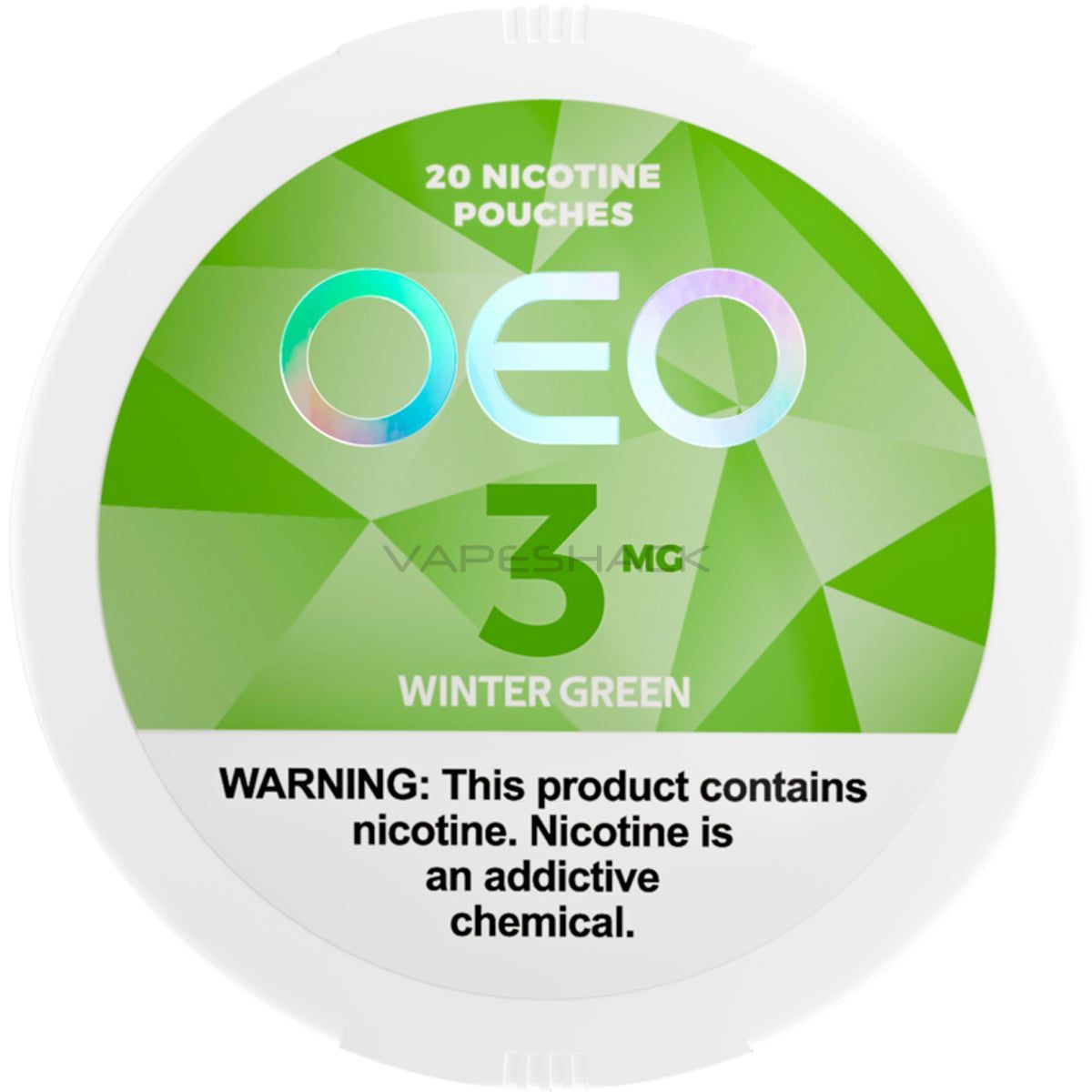 OEO Nicotine Pouches - Wintergreen - 20CT - Vape Shack OEO Nicotine Pouches - Wintergreen - 20CT - Vape Shack