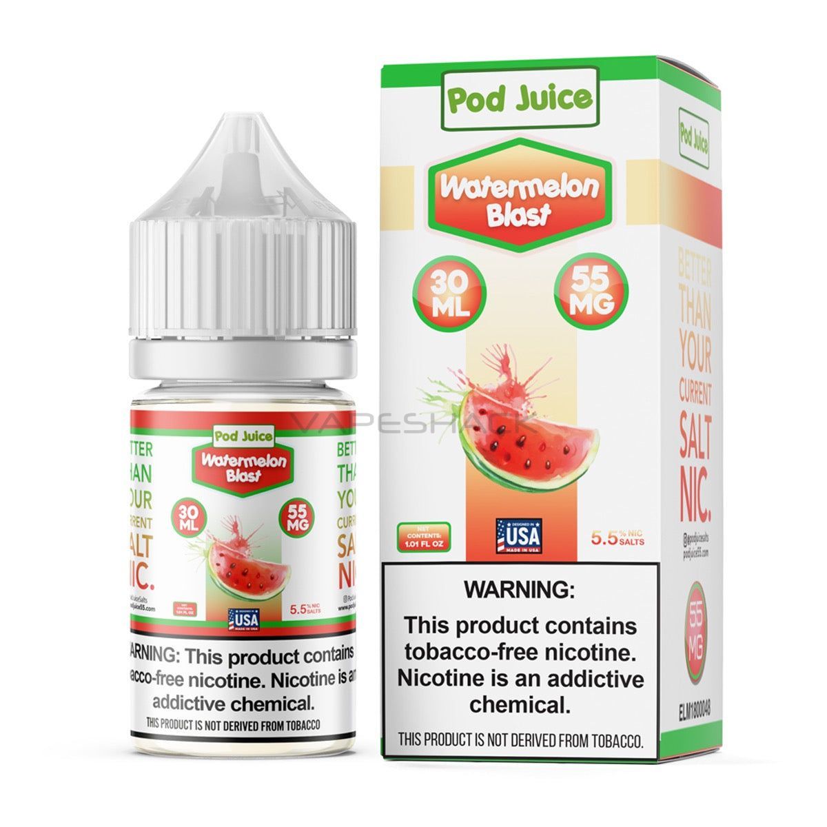 Pod Juice - Watermelon Blast - 30ml - $12.99 - Vape Shack Pod Juice - Watermelon Blast - 30ml - $12.99 - Vape Shack