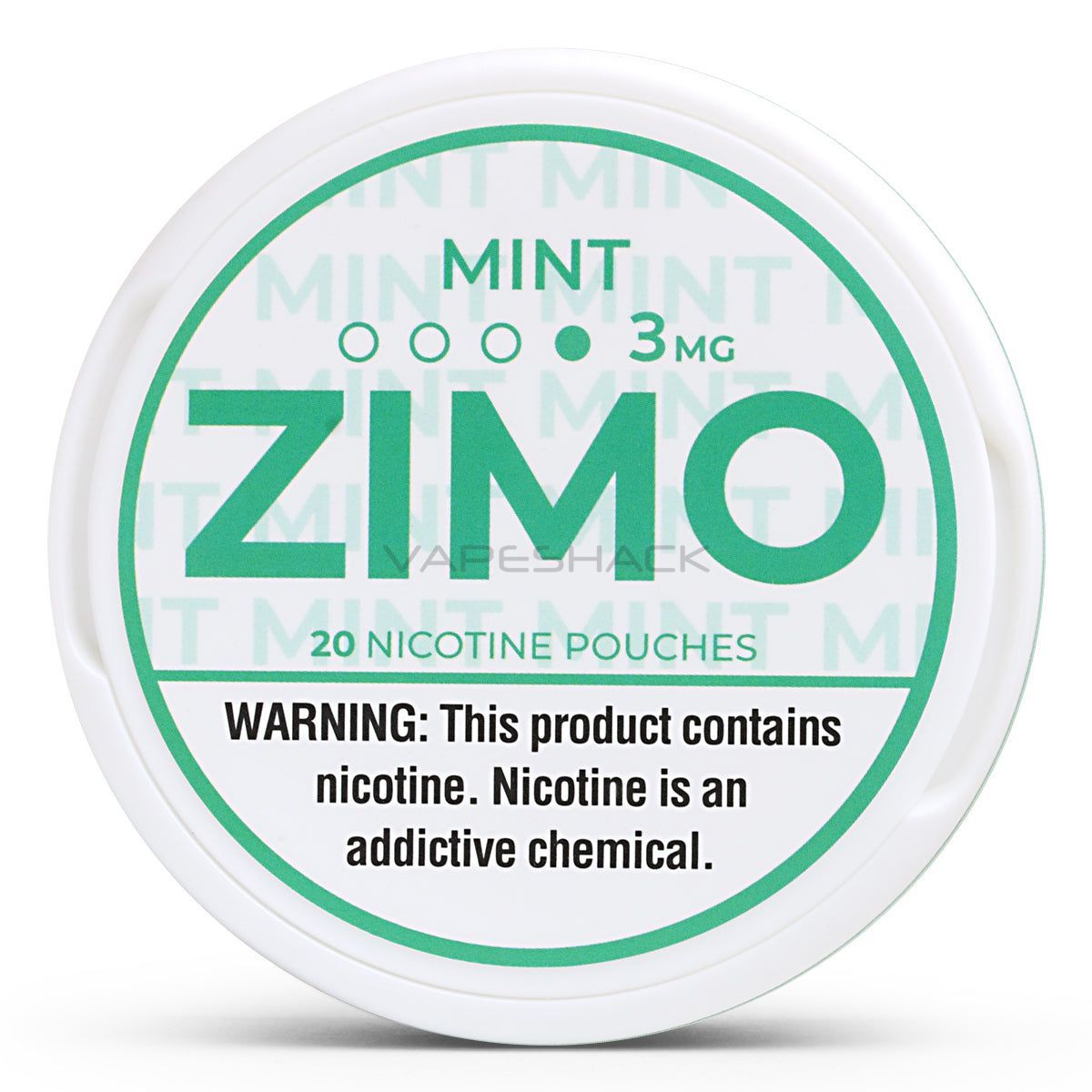 Mint - Zimo Nicotine Pouches - 20CT - $4.99 - Vape Shack