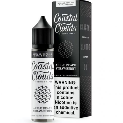 Coastal Clouds - Apple Peach Strawberry - 60ML - 1