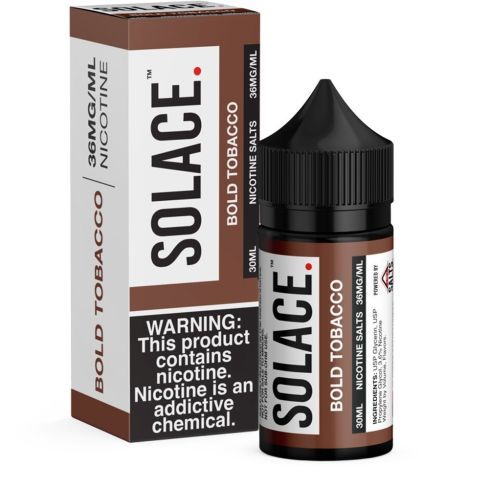 Solace Vapor Salts - Bold Tobacco - 30ml - 1