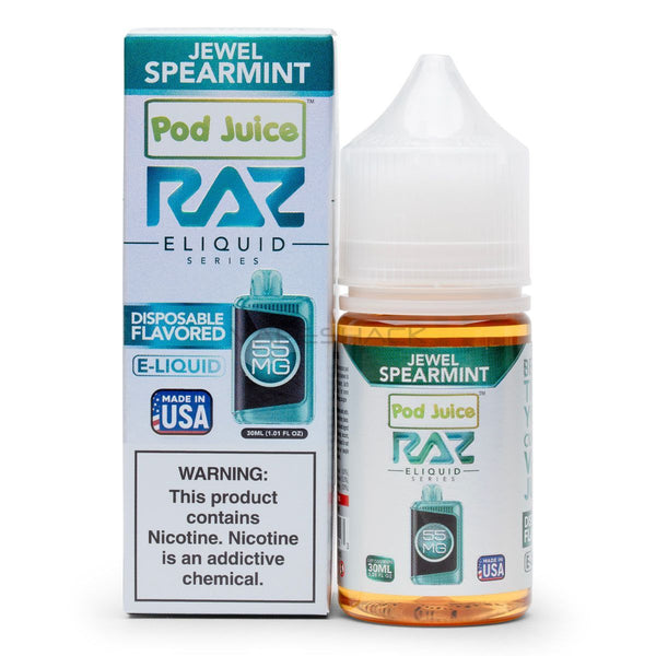 Jewel Spearmint - Pod Juice X Raz E-Liquid - 30ML Vape Shack Jewel Spearmint - Pod Juice X Raz E-Liquid - 30ML Vape Shack