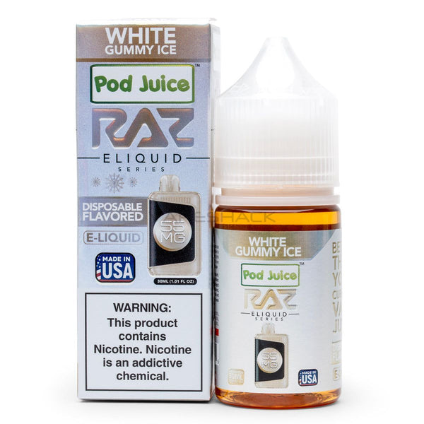 White Gummy Ice - Pod Juice X Raz E-Liquid