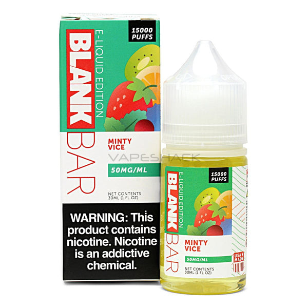 blank bar vape Minty Vice - Blank Bar Salts - 30ML - $12.99
