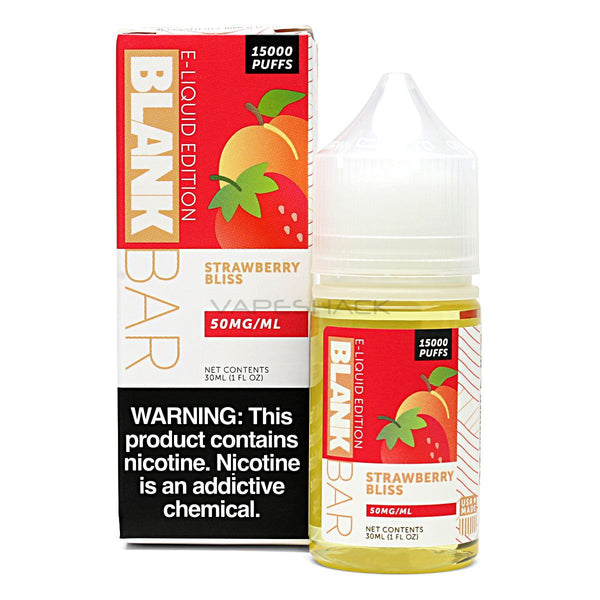 Strawberry Bliss - Blank Bar Salts - 30ML - $12.99 - Vape Shack Strawberry Bliss - Blank Bar Salts - 30ML - $12.99 - Vape Shack