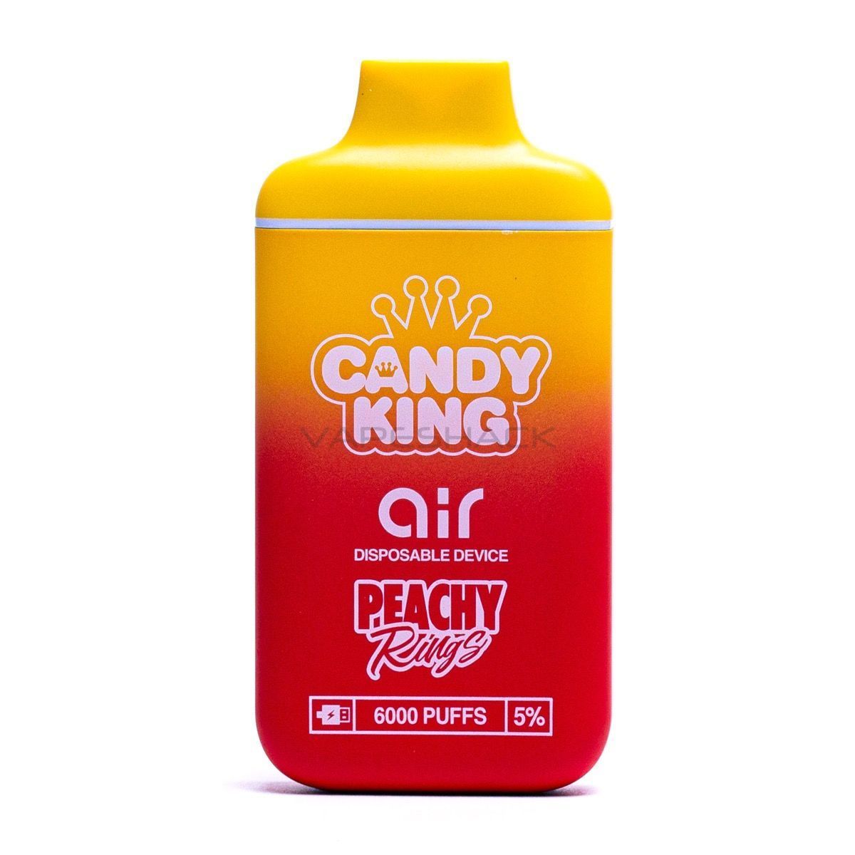 Candy King Air Disposable - 6000 Puffs-Peachy Rings - 1
