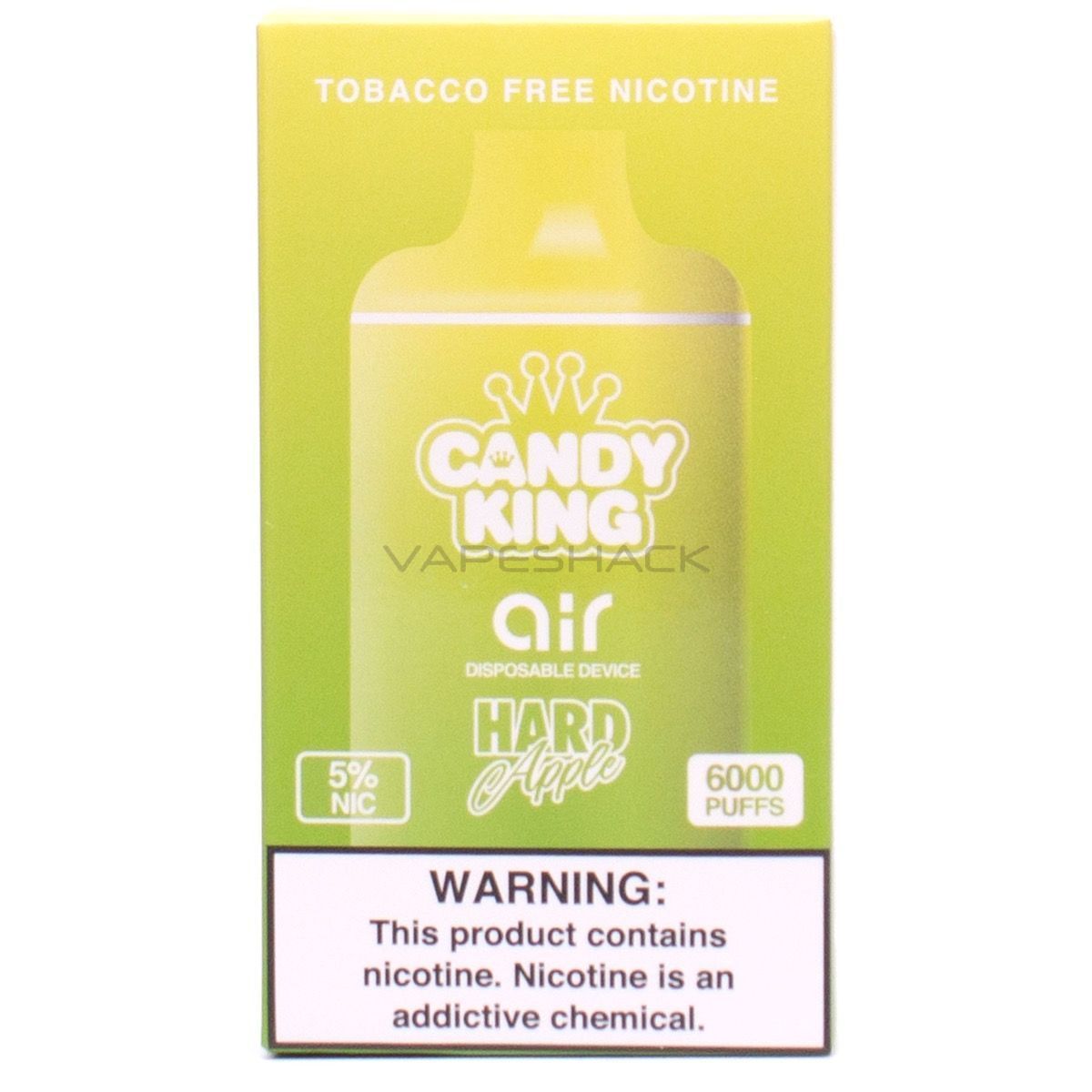 Candy King Air Disposable - 6000 Puffs-Hard Apple - 1