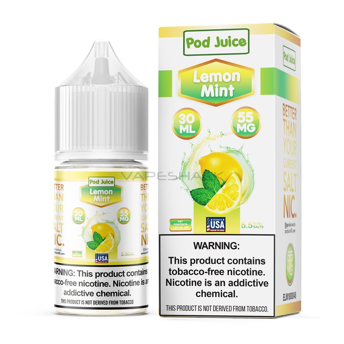 55mg Nicotine Salt E-Liquid Vape Juice | Vape Shack 55mg Nicotine Salt E-Liquid Vape Juice | Vape Shack