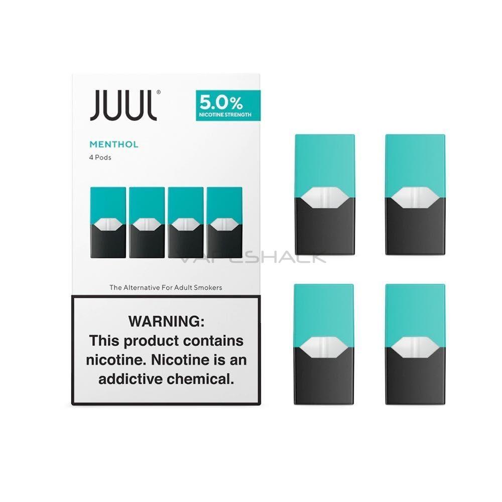 Juul Menthol Pods (4/Pack) - $21.99 - Vape Shack Juul Menthol Pods (4/Pack) - $21.99 - Vape Shack