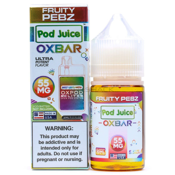 Fruity Pebz - Pod Juice x Oxbar Salts - 30ML  Vape Shack
