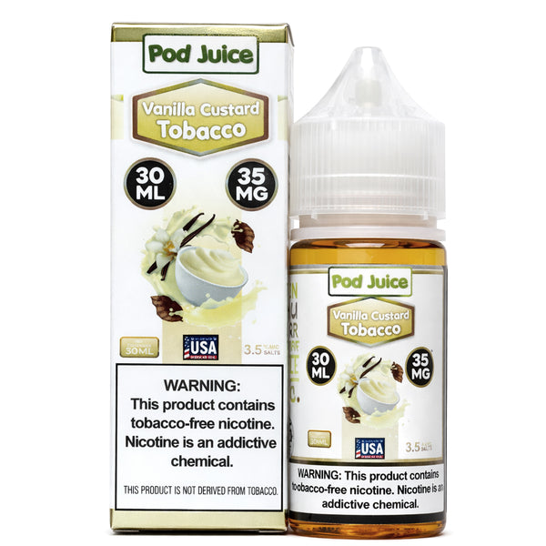 vanilla almond custard vape juice Vanilla Tobacco Custard - Pod Juice