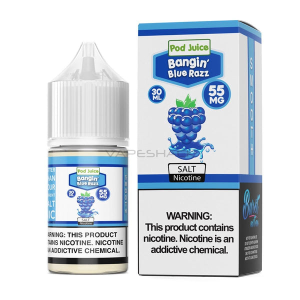 Pod Juice - Bangin Blue Razz - 30ml