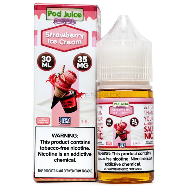 Strawberry Ice Cream - Pod Juice - 30ML