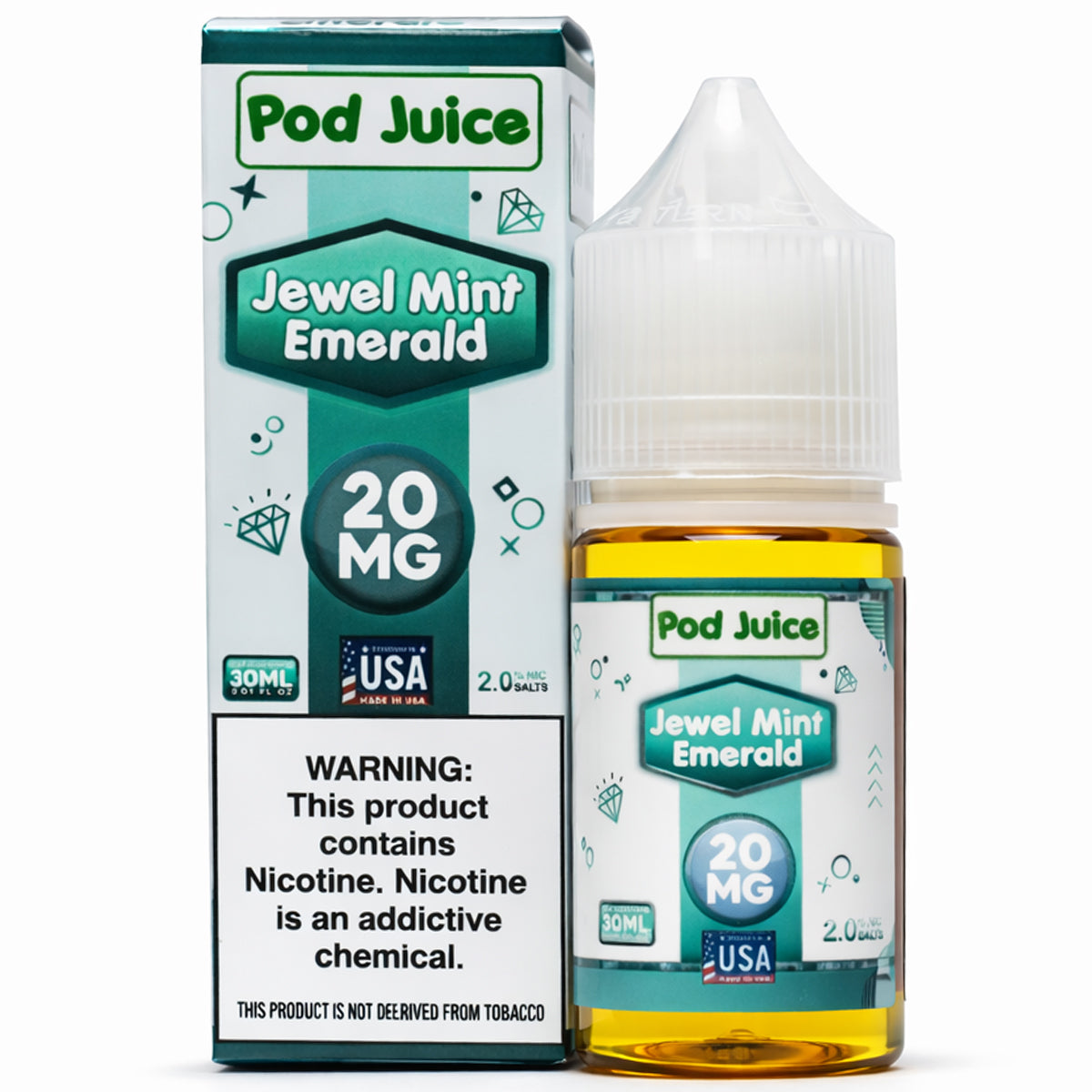 Jewel Mint Emerald - Pod Juice - 30ML