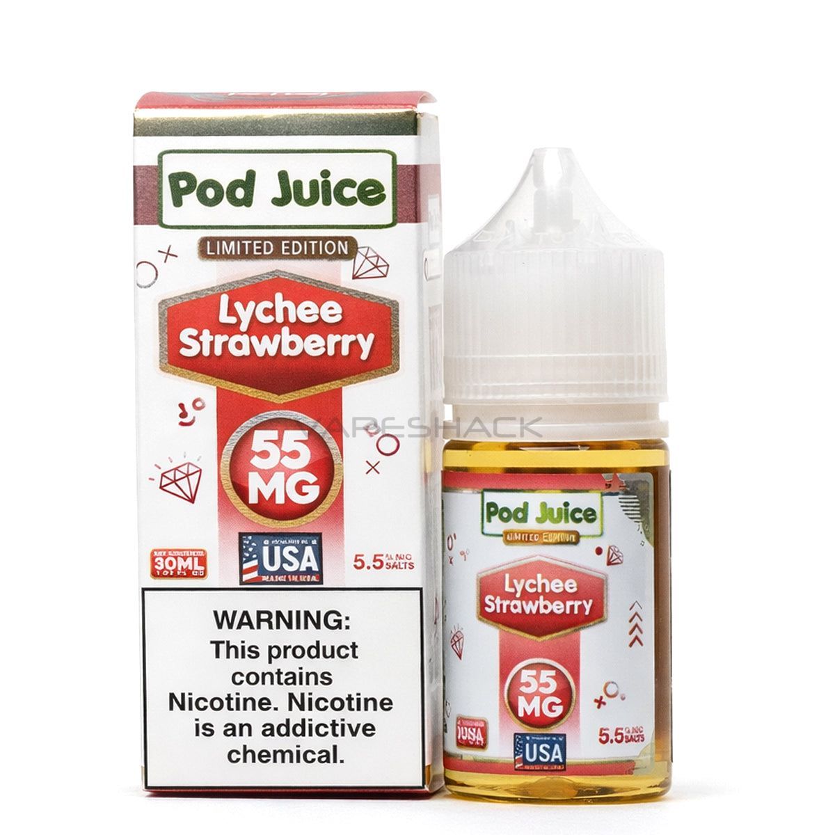 Lychee Strawberry - Pod Juice - 30ML
