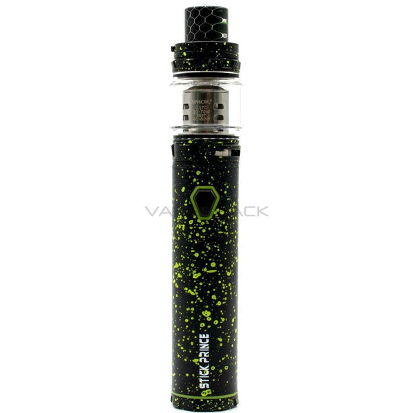 SMOK Prince Stick Kit - Pen-Style TFV12 Prince-Black w/ Green Spray - 1