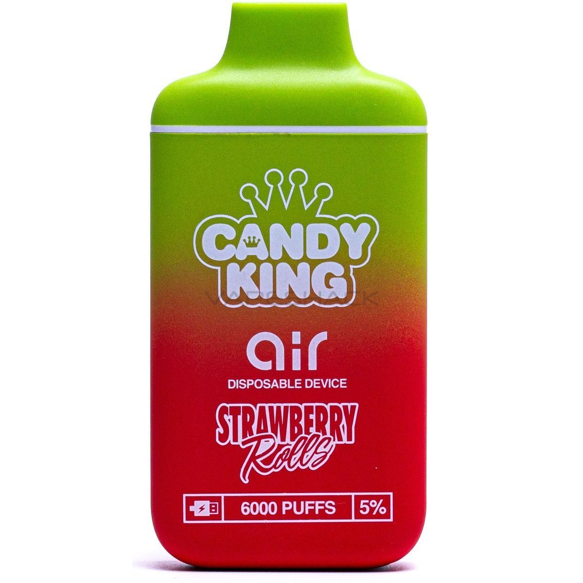Candy King Air Disposable - 6000 Puffs-Strawberry Rolls - 1