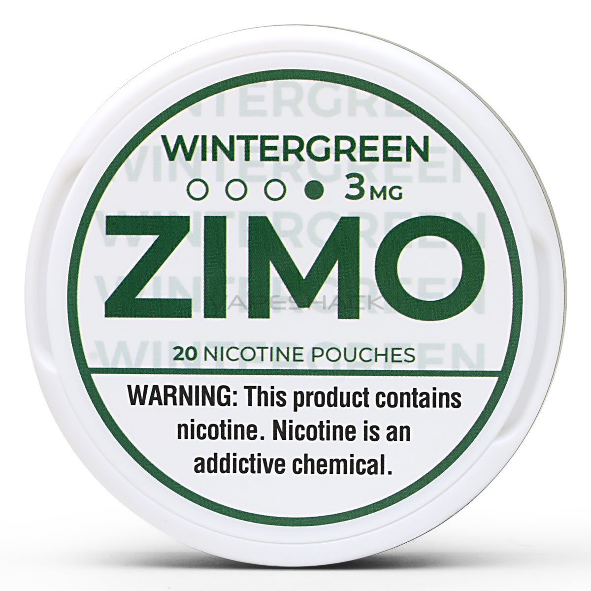 Wintergreen - Zimo Nicotine Pouches - 20CT - $4.99
