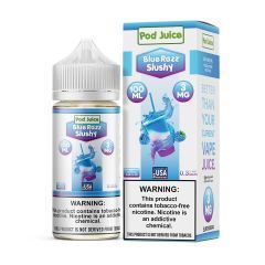 Blue Razz Slushy - Pod Juice E-Liquid - 100ML
