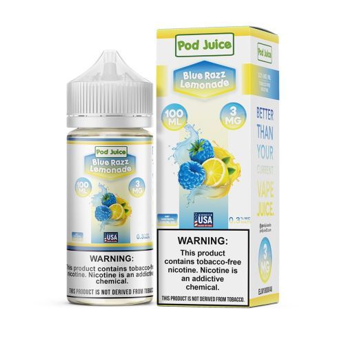Blue Razz Lemonade - Pod Juice E-Liquid - 100ML